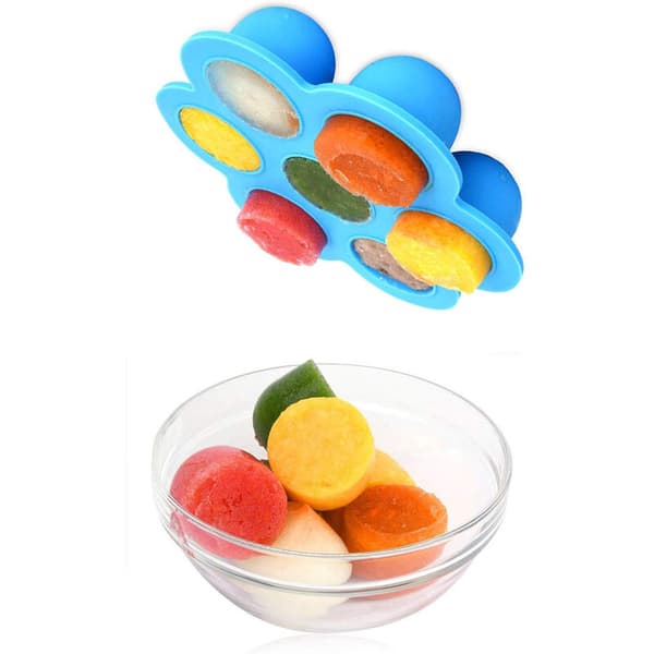 2 stk Komplementær serie matbeholder med lokk isbitbrett matlagringsboks silikon eggform trykkoker steamer