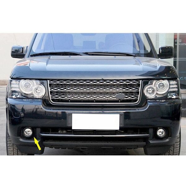 Svart høyre passasjersidig tåkelyslist for Land Rover Range Rover 5.0L 2010 2011 2012 LR018234