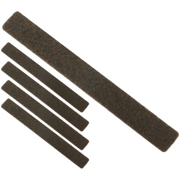 Rektangulær selvklæbende filt til møbler 12x95 mm pakke med 5