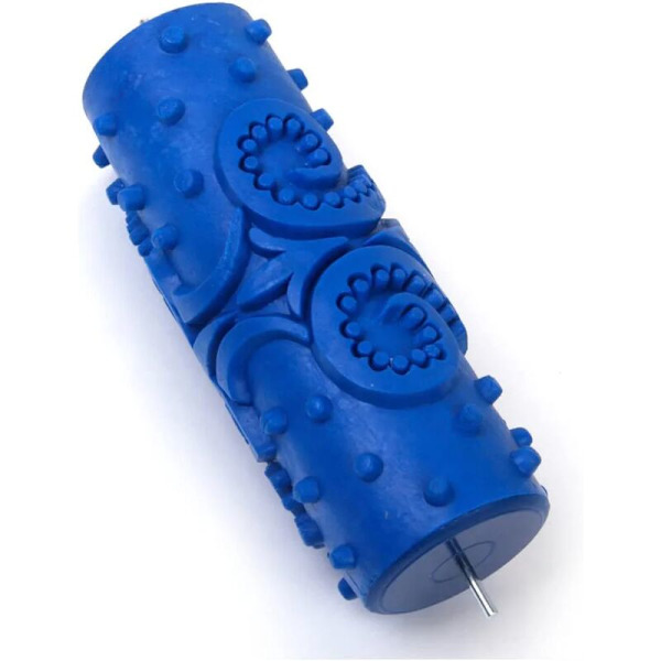 Rullningsmönster Rulle，1PCS Gummi Gnidningsfärg Rulle Diy Set för Dekorativa Textur Rullar för Väggmålare