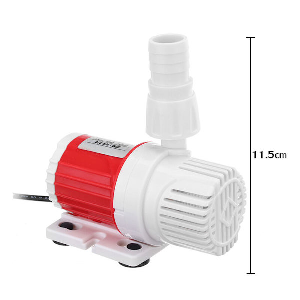 Nedsænkelig pumpe 20W 12V DC 1100L/H Marine-styret variabel pumpe til fiskebeholder
