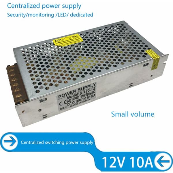 12V 10A LED-switch transformator strømforsyning 220V til 12V 120W LED-strip switch driver til LED-strip CCTV