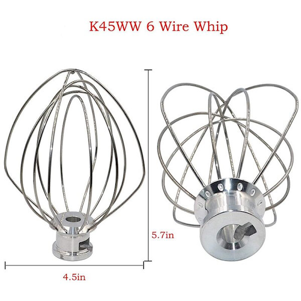 KSM150 Mixer Kit Inkluderer Dejkrog Piskeris og Belagt Flade Pisker, 3 Stk Kompatibel med Stand Mixer Reparationssæt