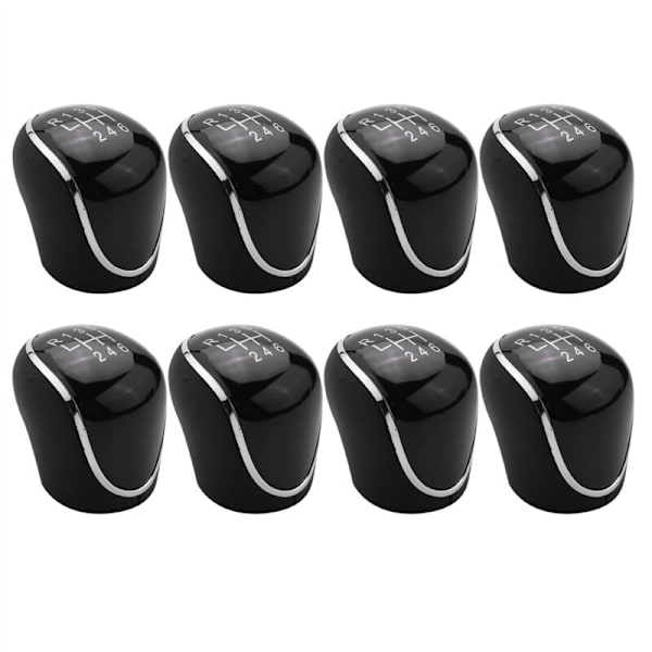 8X 6-trins manuel gearknop i PU-læder til Mondeo IV C-MAX Transit Focus MK3 MK4