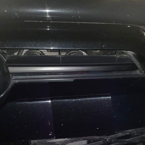 Til 4Runner 2020 2021 Biltilbehør Centergitter Indsæt Trim Cover 2Pcs Serie, Mat Sort