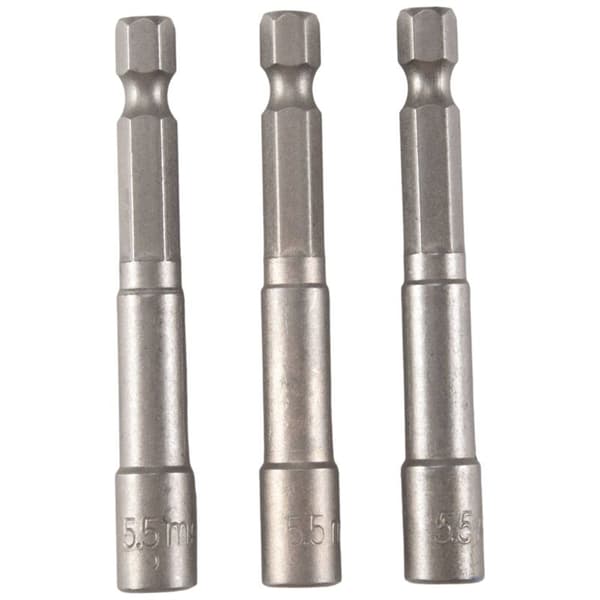 65mm Lengde på 3 stk 5.5mm Hex Socket Magnetisk Drill Bit