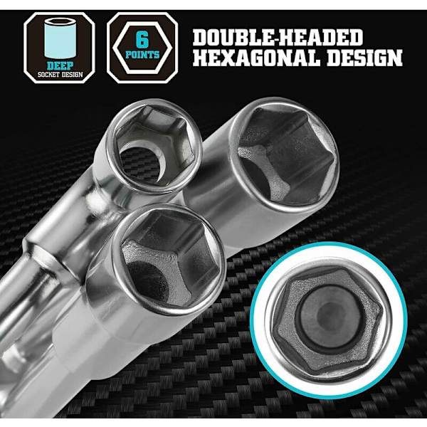 Hylsyavainsarja 7 - 12 mm 6 kpl