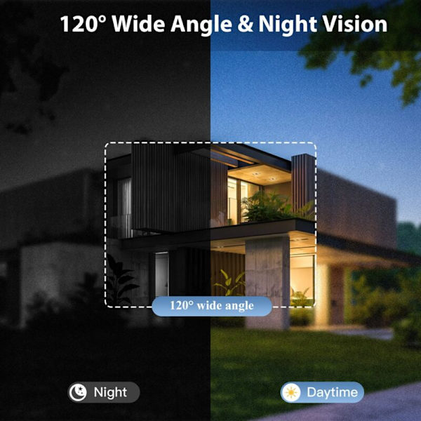Älykäs langaton videoovikellon digitaalinen visuaalinen WIFI-ovikello 480P kodin turvakamera