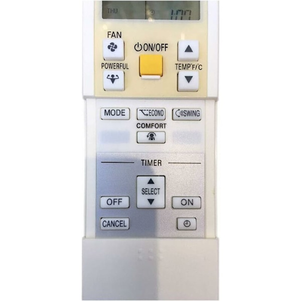 Udskiftningsfjernbetjening til Daikin ARC452A erstatter og er kompatibel med ARC452A8 ARC452A9 ARC452A10 ARC452A11 ARC542A12 ARC452A13 ARC452A14 KT