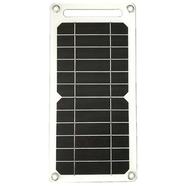 Fotovoltaisk Solpanel 6V USB Bærbar Vandafvisende Panel til Mobiltelefon Power Bank 6W Batterilader Udendørs Rejse