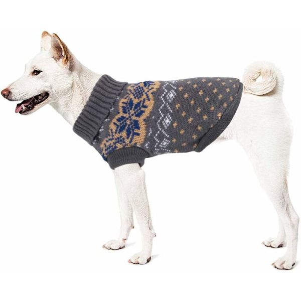 Pet Hund Sweater (Grå) M-Fei Yu