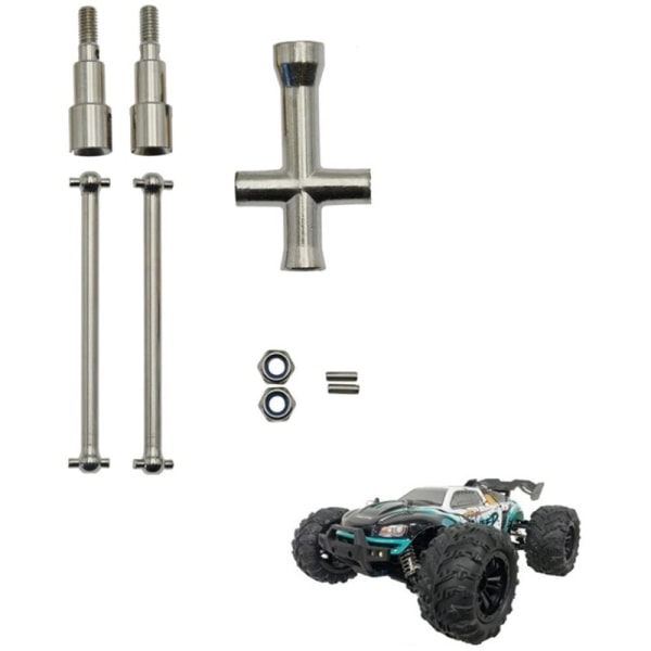 Metall CVD Bakre Drivaxel för SCY 16101 16102 16103 16201 Pro 1/16 Borstlös RC Bil Uppgraderingar Delar Tillbehör