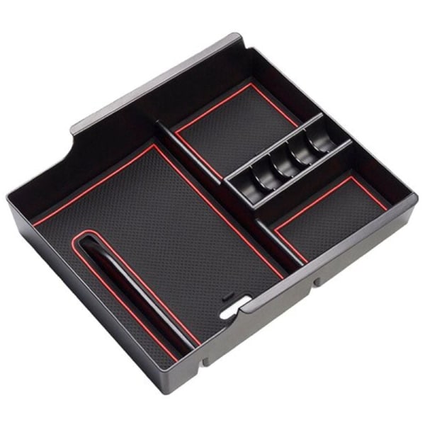 Armrest Storage Box for Toyota Alphard VELLFIRE AH30 2015-2018 Center Console Organizer Insert ABS Cup Holder Tray Pallet Container with USB Hole