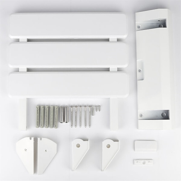 Foldbar Brusestol i Aluminium og ABS, 330 x 320 x 70 mm