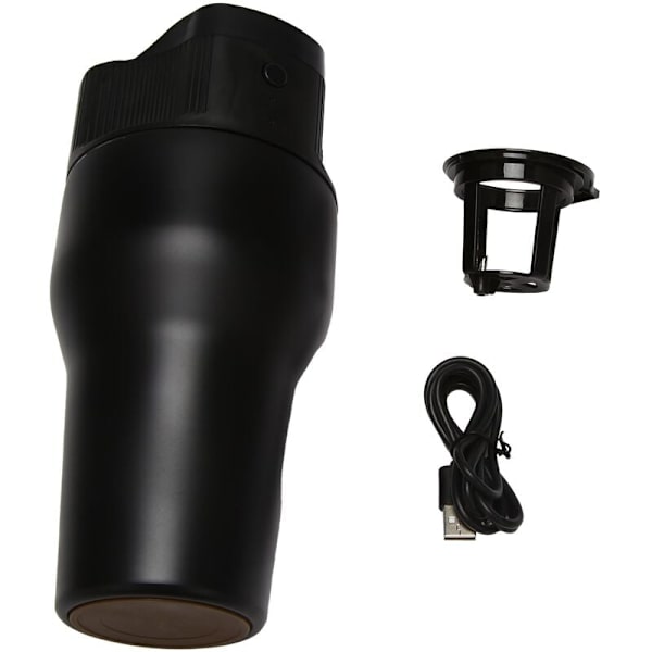 Mini Elektrisk Kaffemaskine 500Ml Filter Kaffemaskine USB Automatisk Kaffemaskine Hurtig Brygning Ekstraktion (Sort)