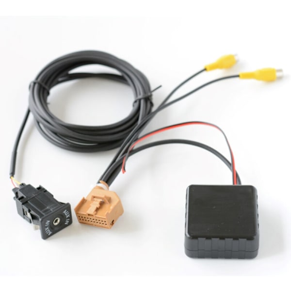 12V MMI 2G Bil Bluetooth AUX Trådlös AV/AV2 Adapter Kabel För A6 A8 2006-2008 J523