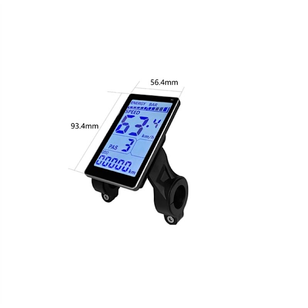 24-60V Mountainbike Lithium Batteri Modificeringstilbehør LCD-M5 Intelligent Flydende Krystal Display Instrument Elektrisk Scooter