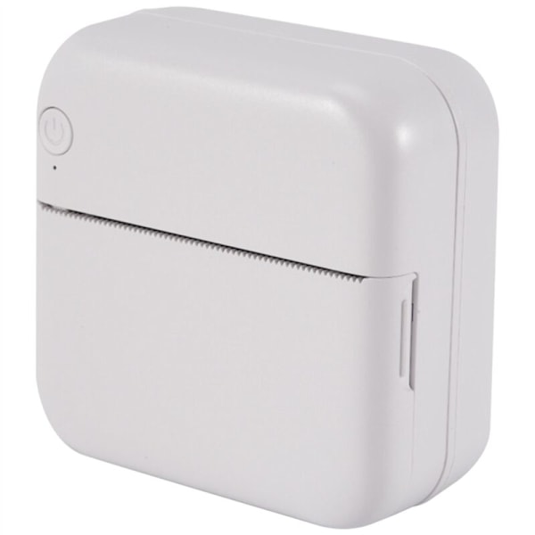 Mini bærbar termisk skriver Bluetooth trådløs multifunksjonsetikettskrivers med termisk papir + fargepenn B