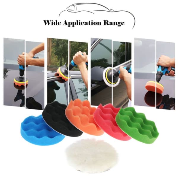 Bilpoleringsputer, 5\" 125Mm, 7 deler-