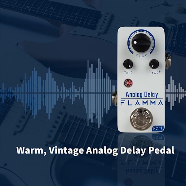 FC17 Analog Delay Pedal Vintage Delayeffekter Elgitarrpedal True Bypass