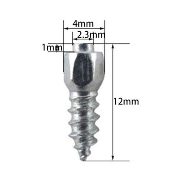 400 stk 12mm Dekkpigger Karbidskruer Snøpigger Antiskli Anti-is for Bil/SUV/ATV/UTV Bilpigg