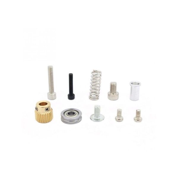 3D-skrivare MK8 1,75 mm filament extruder kit MK8 med alla metallramar för Makerbot Reprap vänster hand