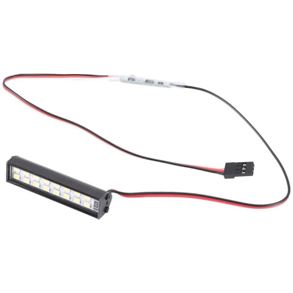 Fjärrkontroll Robot LED Ljusramp Spotlight för Trx4 Axial SCX10 90046 D90 CC01 KM2 Kaross