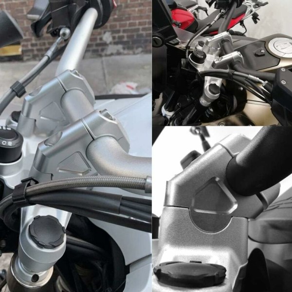 Styrhöjningsklämma, motorcykelstyre höjningsklämma styre klämma monteringsadapter passar för R1200GS R1250GS