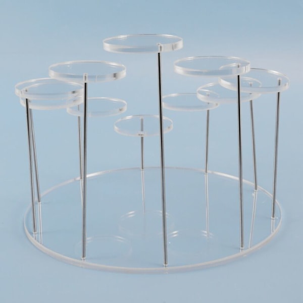 Akryl Kage Stativ, Rund Tårn Display Stativ Premium Dessert Kage Stativer, til Fester