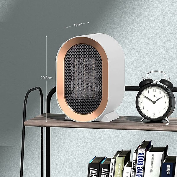 Mini Energibesparende Vifteovn Elektrisk Vifteovn Vifteovn 220V 1200W 2 Moduser for Stue, Soverom, Bad [Sikkerhet - Stille]