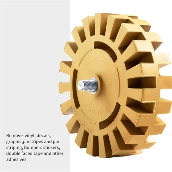 Decal Remover Eraser Wheel Rubber Disc Tool Kit til bil
