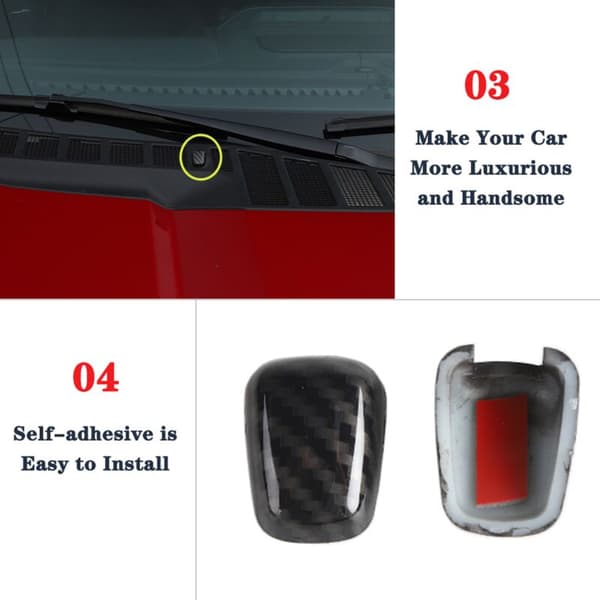 Fiber Wiper Nozzle Dekoration Cover Trim För- RAM Durango - 300C