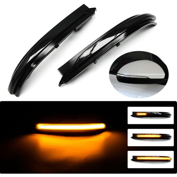 Sidespejl Blinklys - LED Mud Flap Sekventielt Lys til K5 MK4 2016 2017 2018 2019