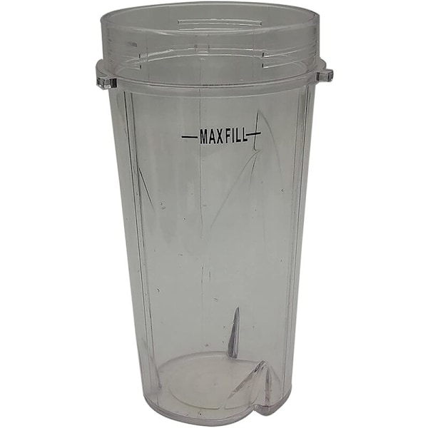 Blenderkop-Reservedele med Låg 16 Ounce, Kompatibel med Ninja Blender Tilbehør BL770 BL780 BL660