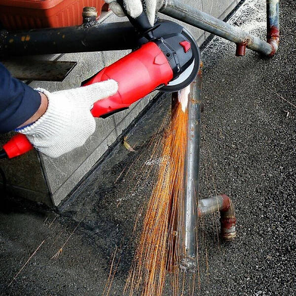 Sæt med 10 slibeskiver 125mm slibeskive rustfrit stål træ metal korn 40/60/80/120 rum slibeskiver til slibemaskine