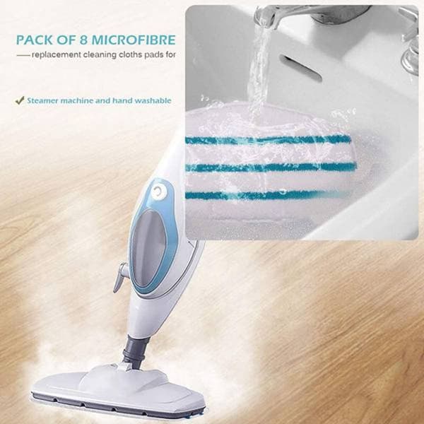 2-pakning kompatible dampmoppputer som er kompatible med ThermaPro 10-i-1 dampmopprenser