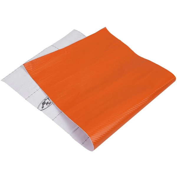 DIY Auto Auton 3D Hiilikuitu Vinyyli Wrap Rulla Kalvo Tarra 70X30Cm Oranssi