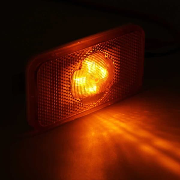 24V Bil Lastbiler 4LED Side Markering Lys Indikator Lamper til Lastbiler Serie / FM FL