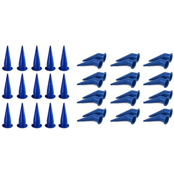 50 kpl suorakulmaisen kulmasuuttimen irtotavaran tiivistysainepistoolille, kartiosuihkut tiivistysaineen suutin tiivistysaineen suutinaplikaattori sininen