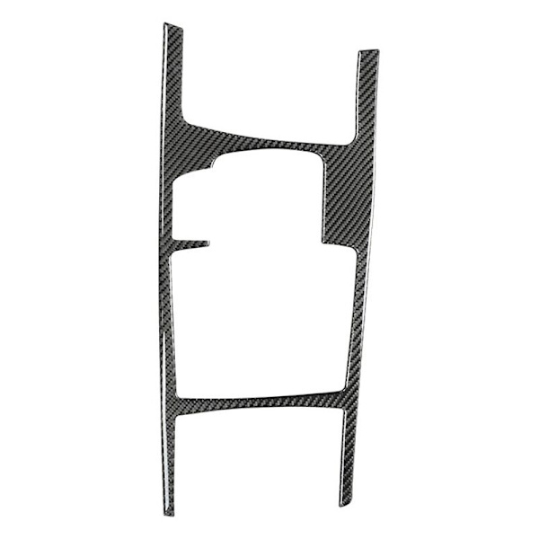 Kolfiber Växelspaks Panel Dekaler för Audi-A6 2005 2006 2007 2008 2009 2010 2011, B