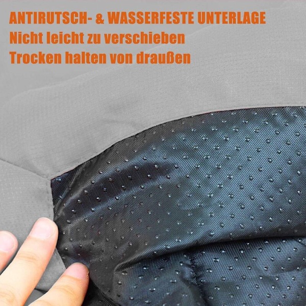 Vattentät och hopfällbar hundbädd, lätt att rengöra, hållbar Oxford-tyg hundmatta, lämplig för soffor, burar, etc. Lämplig för utomhusbruk, 90x60 cm (B