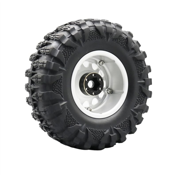 4 kpl messinkipainoa 6 mm kuusikulmainen pyöränlaajennusnapa-adapteri 1/10 RC-ryömintään 1,9 2,2 tuuman vanteet reuna Axial SCX10 TRX4