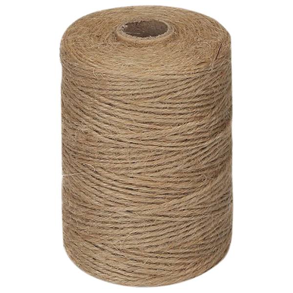 200M/Rulle 2mm Naturligt Tjockt Brun för Trädgårdsväxt Hängare Foto Industriell Förpackning Snöre
