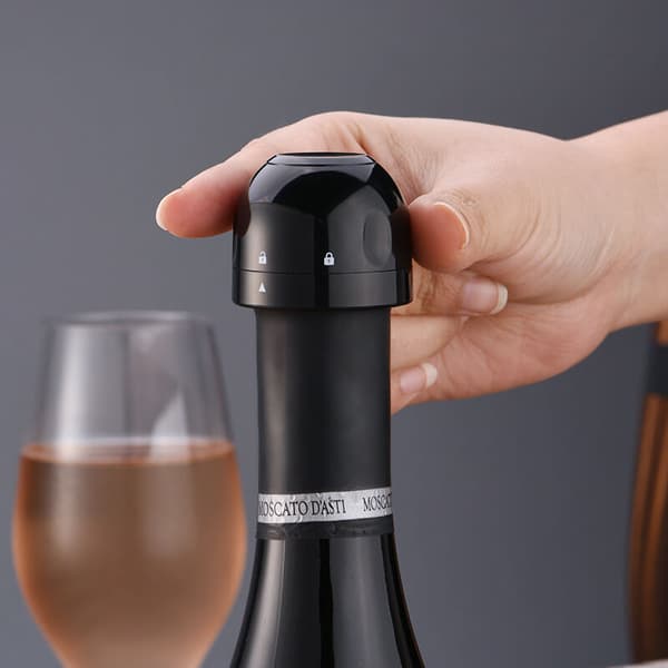 4 stk. champagneforseglingspropp, live stream ledsagergave, mini silikone mousserende vinprop, forseglingsplugg