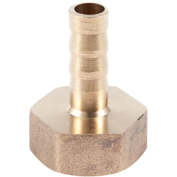 3 st 1/2 BSP gänga 8 mm luft pneumatisk gasslang slangklämma guld