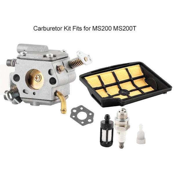 Stihl MS200T forgaser, Forgaser, 11291200653 Carb udskiftningsforgaser sæt til MS200 / MS200T