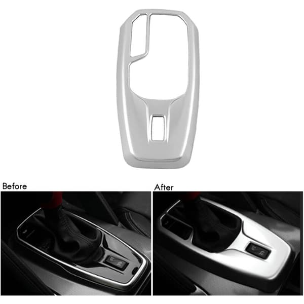 Bil Center Gear Shift Knob Panel Frame Cover Trim Sølv ABS til Koleos 2017 2018 Lhd