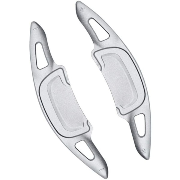 1 par bil girskift padle girskifter forlengelse ratt styling for Mazda3 Axela CX30 -30 2020 2021 sølv