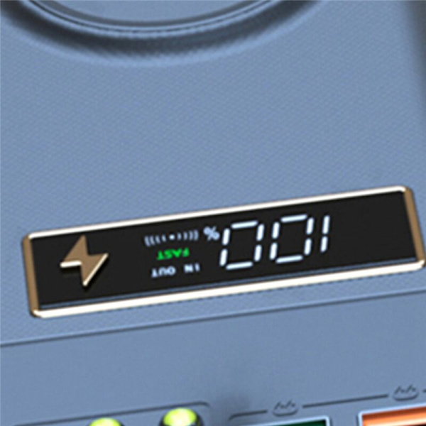 21X18650 Batterilagringsbox LED-ljus PD QC3.0 Laddning 18650 Batteri Power Bank Case Shell 15W Laddning A