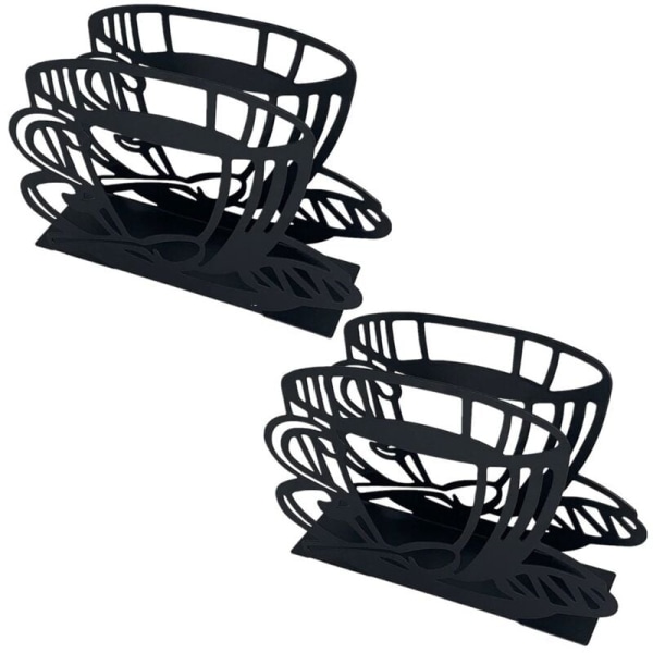 2 stk kaffefilterholder i metall, kaffefilterholder i metall, kaffefilterholder, kaffefilterdispenser